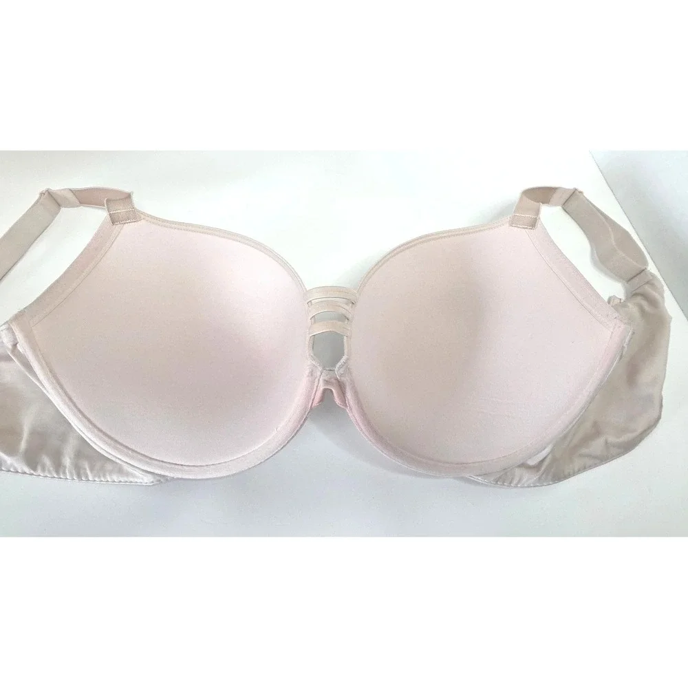 Soma Stunning Push Up Bra 40DD Nude Beige Underwire Strappy Center Gore 02 2024